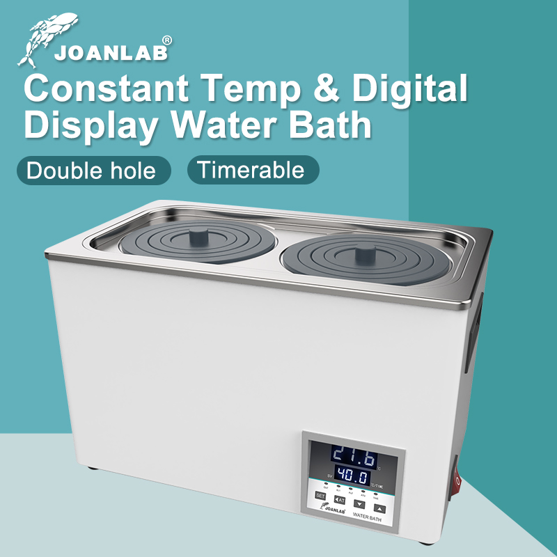 Water Bath Laboratory - JOANLAB ウォーターバスラボ加熱サーモスタットデバイスデジタルディスプレイラボ機器恒温サーモスタットタンク 2 穴