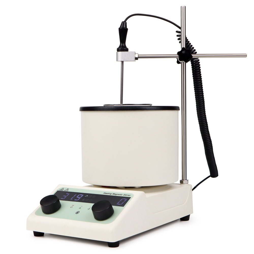 Water Bath Laboratory - 実験室用機器 1リットル マグネティックスターラーミキサー 撹拌棒 ウォーターバス ステンレス製マグネティックスターラー