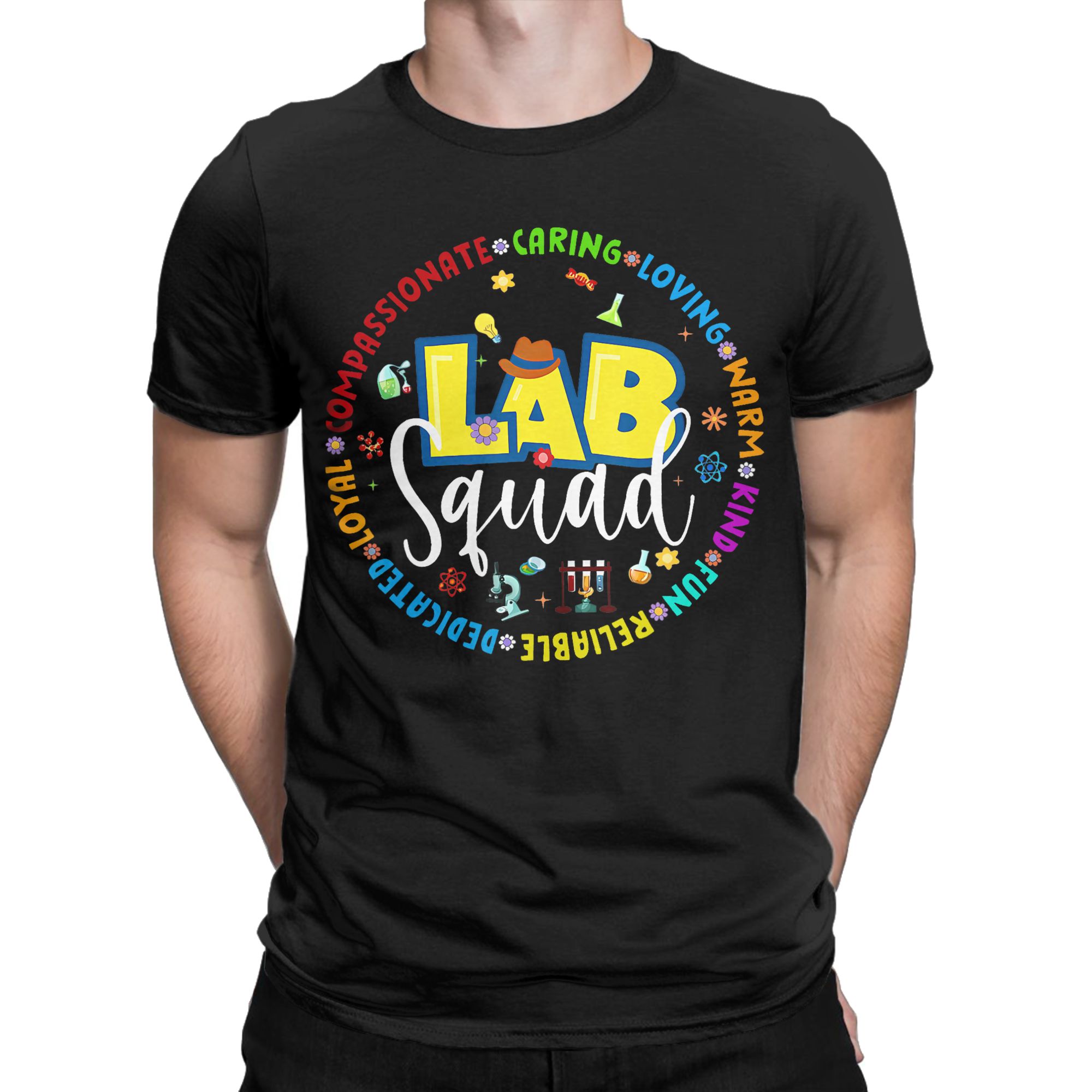 Medical Lab Week 2026 - ラボスクワッド2026 医療検査技師チーム 面白いグラフィック 100%コットン Tシャツ ラボウィーク