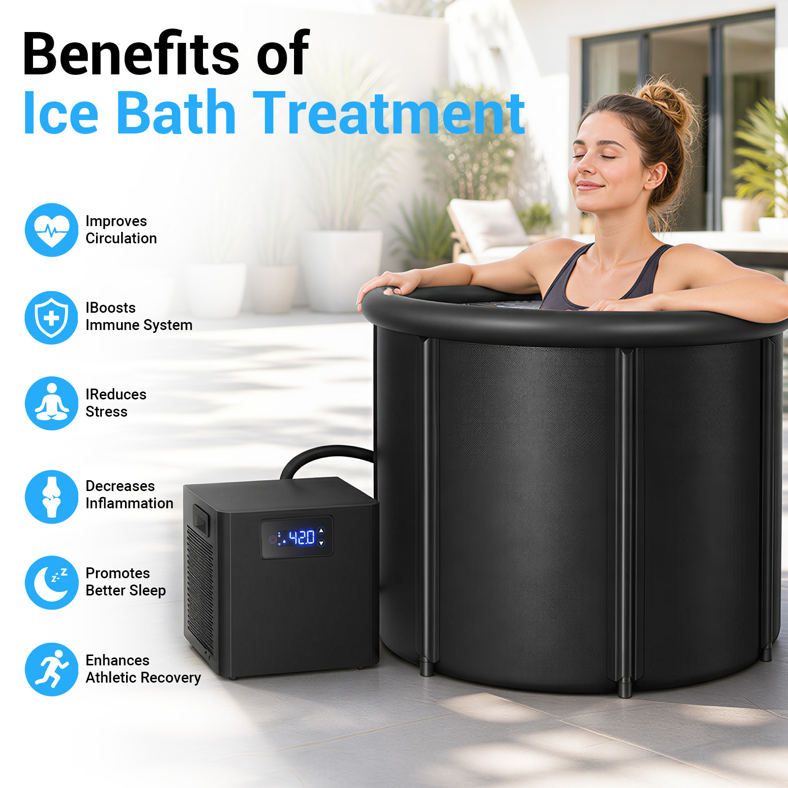 オーバル型アイスバスチラー＆コールドプランジタブキット、1/ - Water Bath Laboratory のレビューと価格