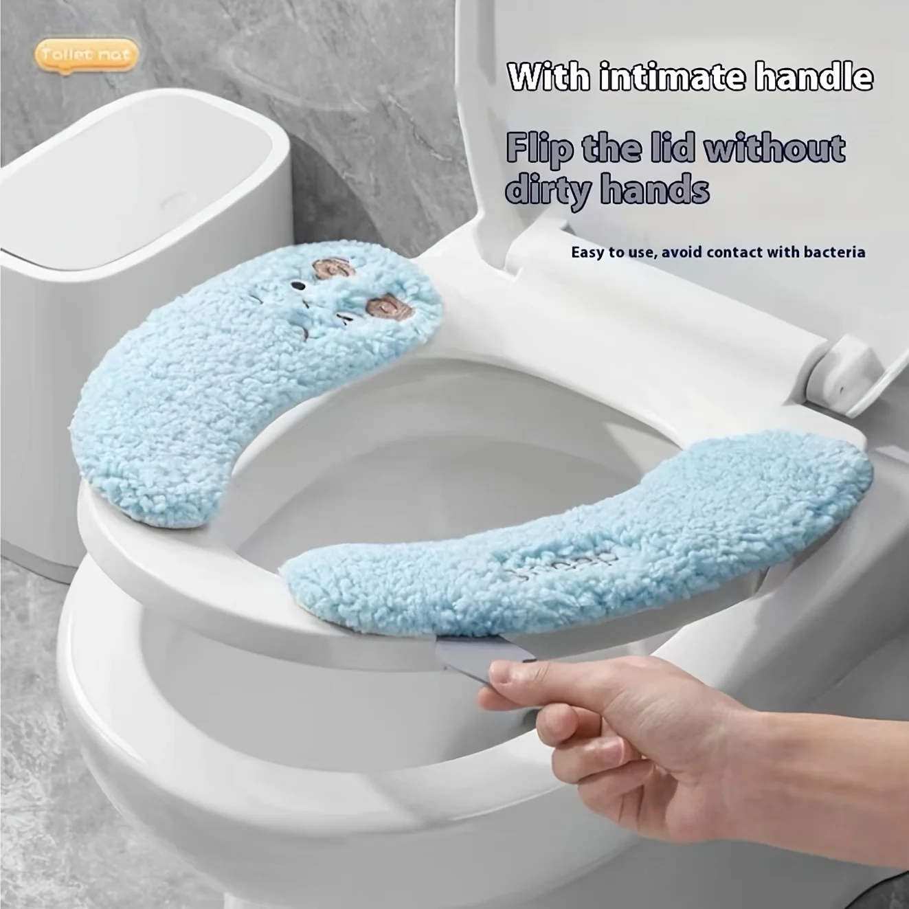 厚くて暖かい豪華な滅菌便座カバー - 1ペア、粘着剤、オール - Water Bath Laboratory のレビューと価格